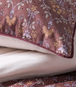 Outlet Virginia - Dekbedovertrek in katoen perkal met print 240x220cm Dekbedovertrekken