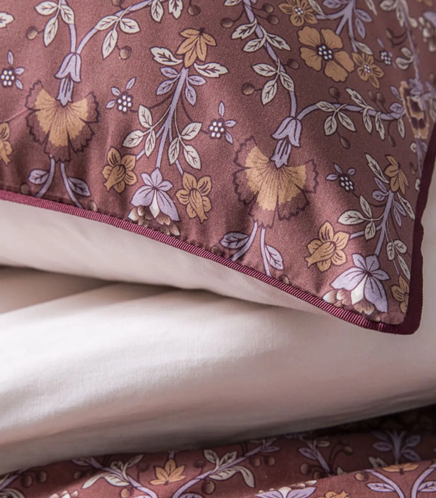 Best Virginia - Kussensloop in katoen perkal met print 50x75cm Kussenslopen