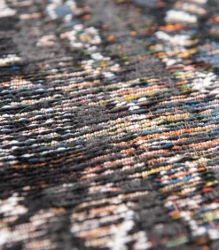 Online Vlak geweven woonkamer- en slaapkamerkleed BLACK FEZ Tapijten