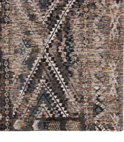 Online Vlak geweven woonkamer- en slaapkamerkleed BLACK FEZ Tapijten