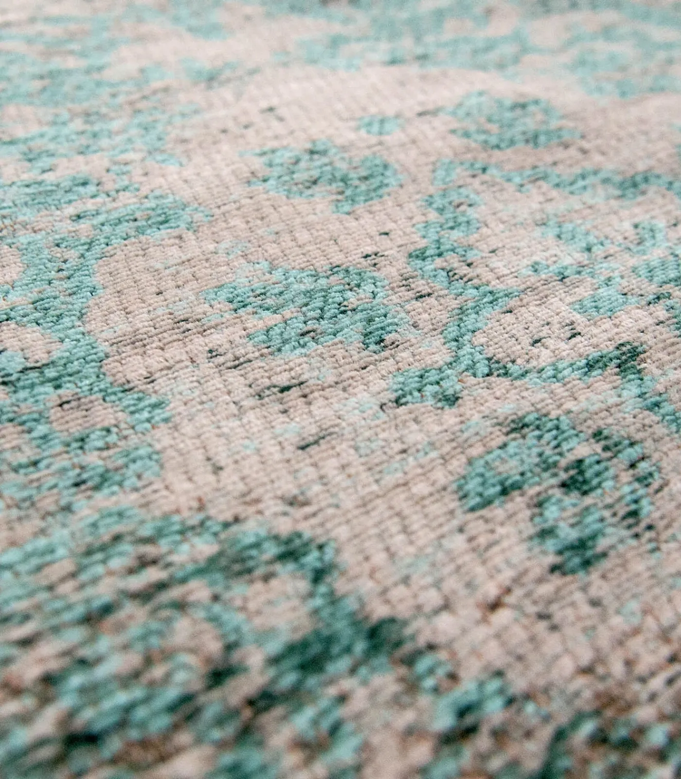 Clearance Vlak geweven woonkamer- en slaapkamerkleed STONY Oyster Tapijten