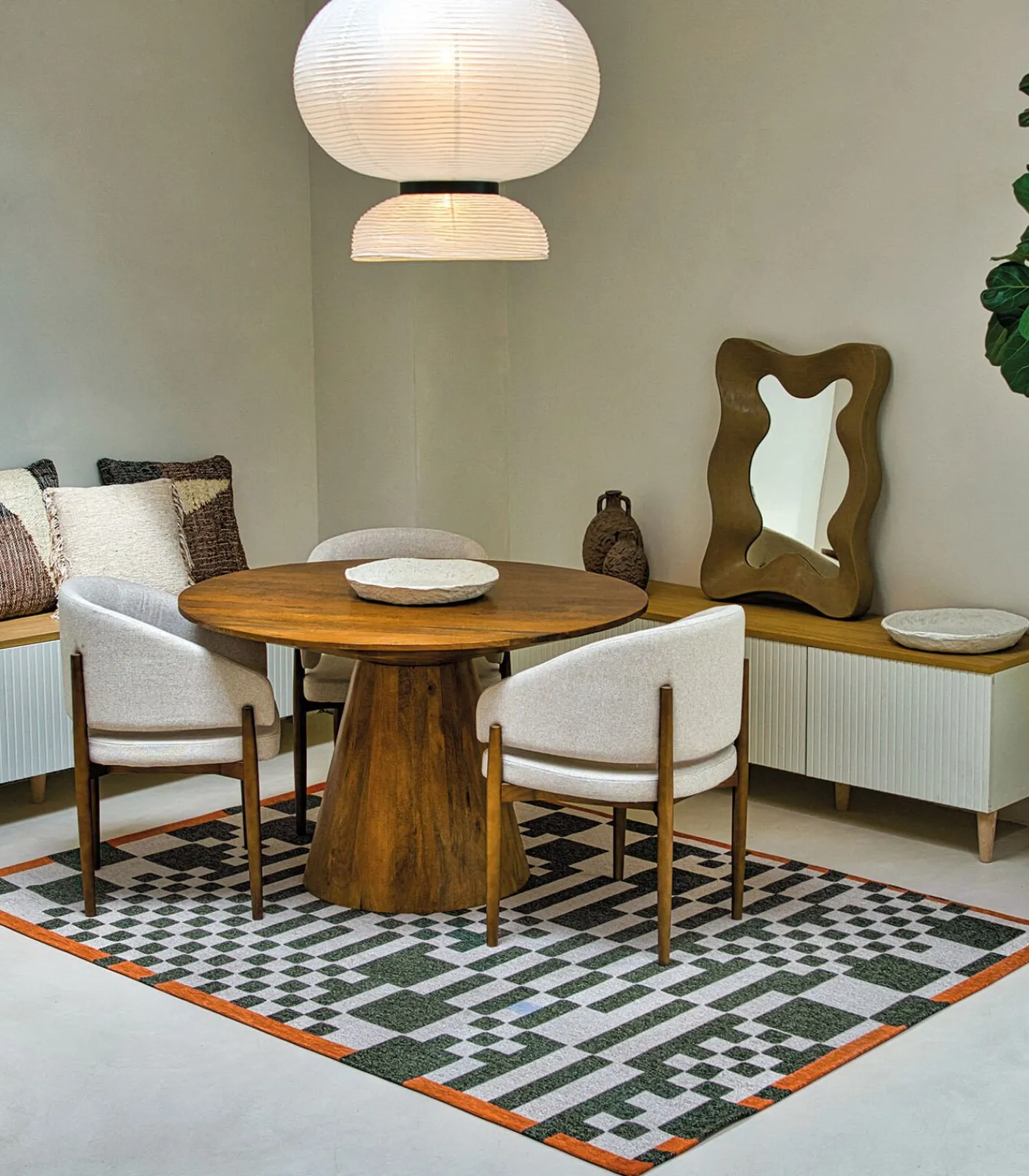 New Vlak geweven woonkamer- en slaapkamerkleed OCEAN Tapijten