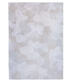 Discount Vlak geweven woonkamer- en slaapkamerkleed WHITE HORIZON Tapijten