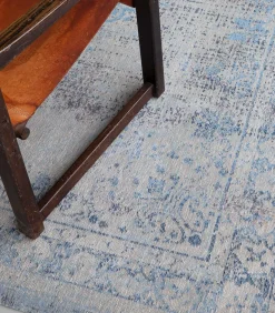 Clearance Vlak geweven woonkamer- en slaapkamerkleed DENIM Tapijten