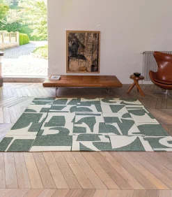 Sale Vlak geweven woonkamer- en slaapkamerkleed OCEAN SPRITZ Tapijten