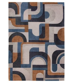 Online Vlak geweven woonkamer- en slaapkamerkleed BLUE MUSHROOM Tapijten