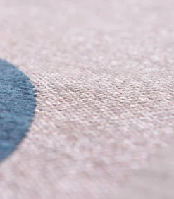 Online Vlak geweven woonkamer- en slaapkamerkleed BLUE MUSHROOM Tapijten