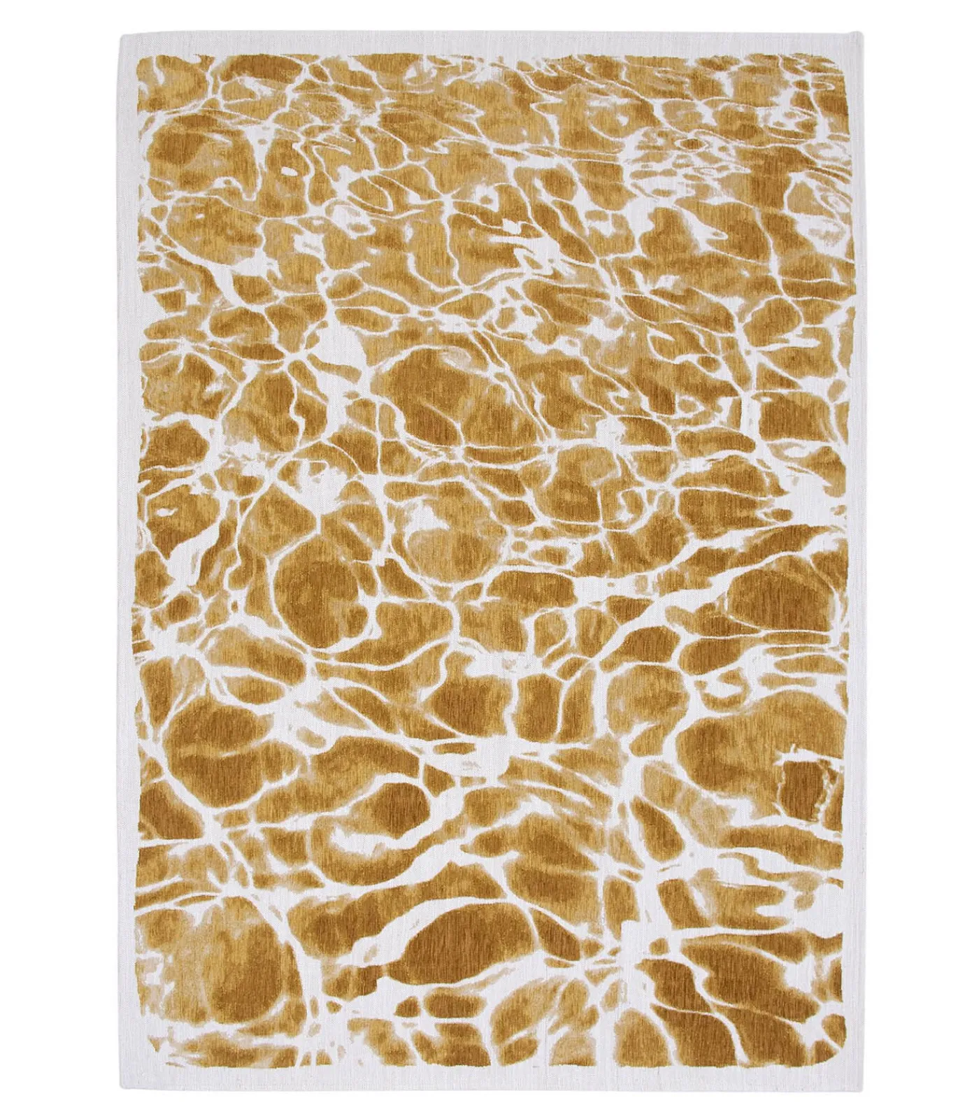 Hot Vlak geweven woonkamer- en slaapkamerkleed GOLD WAVES Tapijten