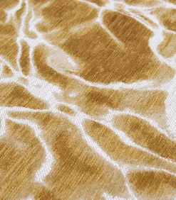 Hot Vlak geweven woonkamer- en slaapkamerkleed GOLD WAVES Tapijten