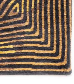 Outlet Vlak geweven woonkamerkleed BLACK HORIZON Tapijten