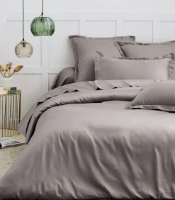 Sale vlak laken katoensatijn Lakens