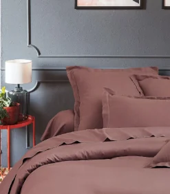 Outlet vlak laken katoensatijn Lakens