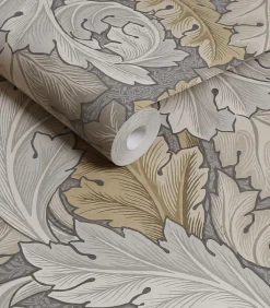 Sale Vliesbehang Acanthus Neutral Wanddecoratie