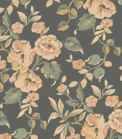 Outlet Vliesbehang Alyworth Trail Groen Wanddecoratie