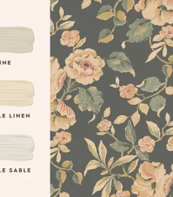 Outlet Vliesbehang Alyworth Trail Groen Wanddecoratie