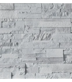 Hot Vliesbehang 3D steen-look 10x0,53 m lichtgrijs Decoratie