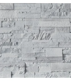 Hot Vliesbehang 3D steen-look 10x0,53 m lichtgrijs Decoratie