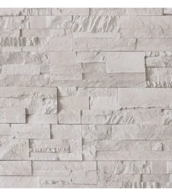 New Vliesbehang 3D steen-look 10x0,53 m crèmekleurig Decoratie