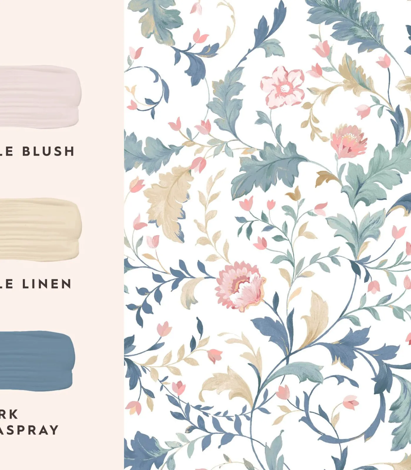 Discount Vliesbehang Litton Dusky Seaspray Wanddecoratie