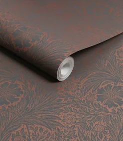 Outlet Vliesbehang Marigold Fibrous Charcoal Wanddecoratie