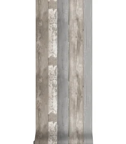 Best Vliesbehang Natural Wood Wanddecoratie