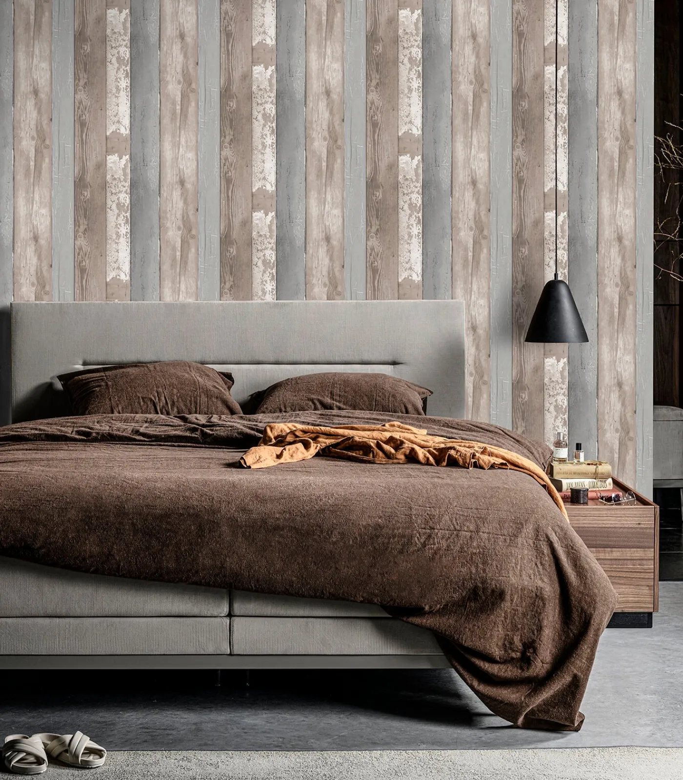 Best Vliesbehang Natural Wood Wanddecoratie