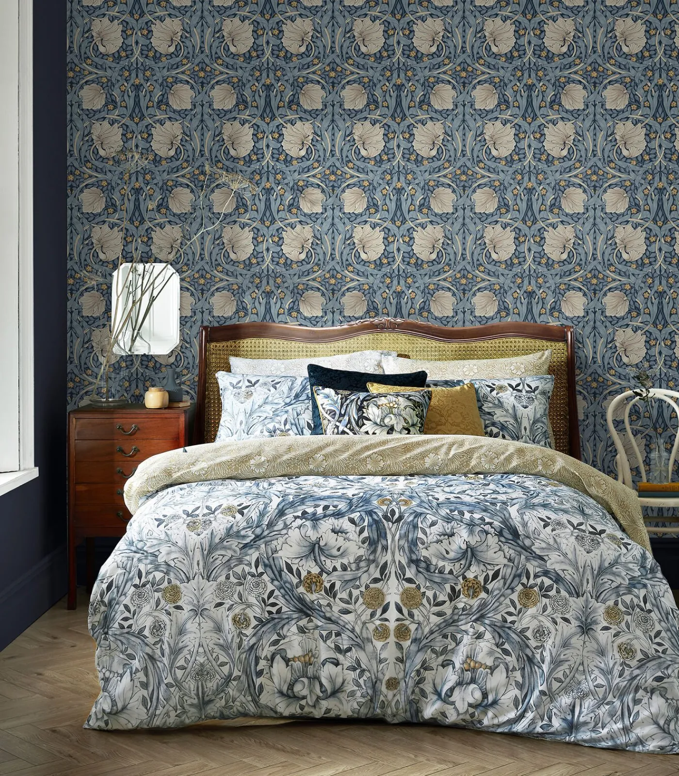 Sale Vliesbehang Pimpernel Blue Wanddecoratie