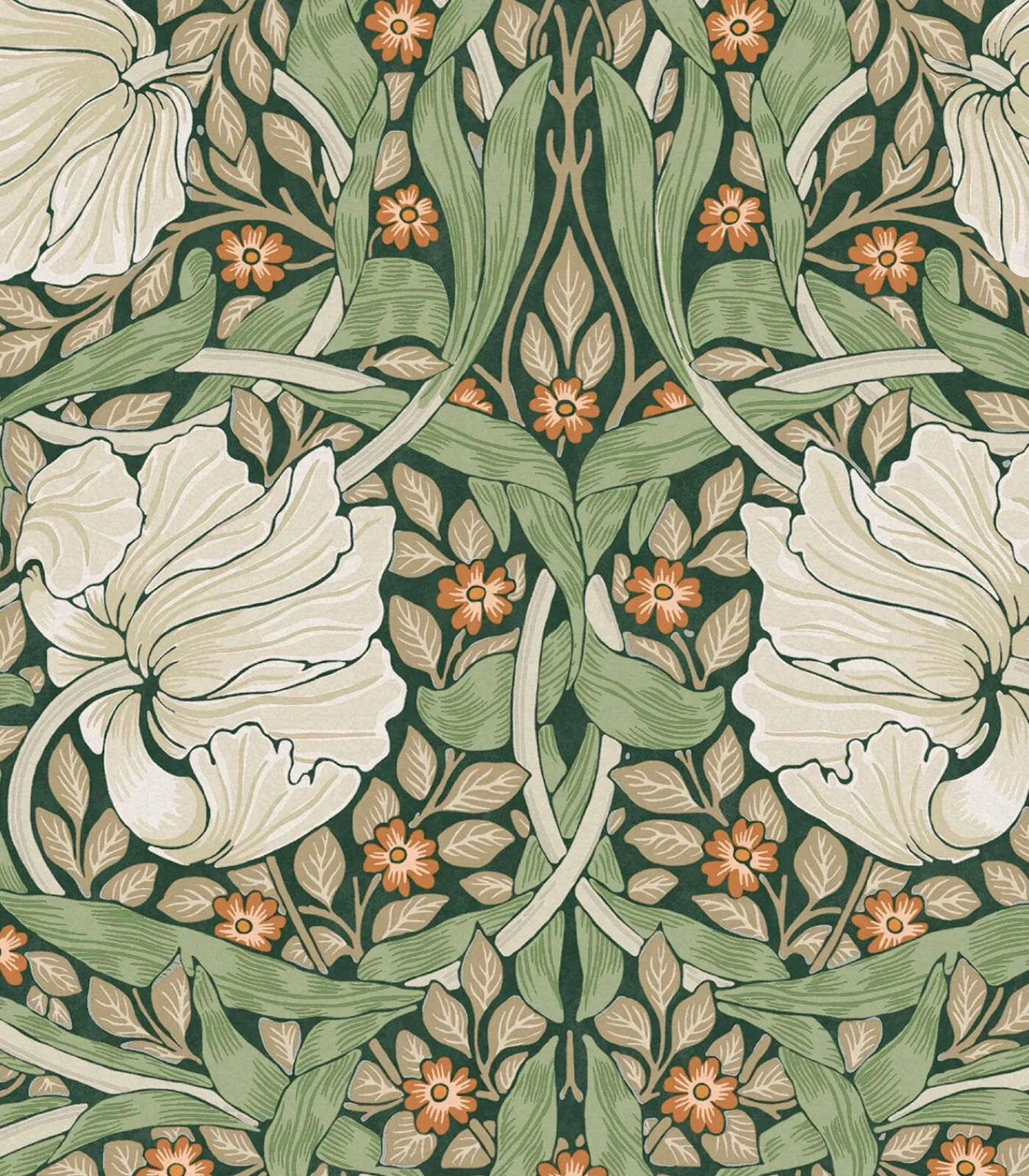 Sale Vliesbehang Pimpernel Green Wanddecoratie