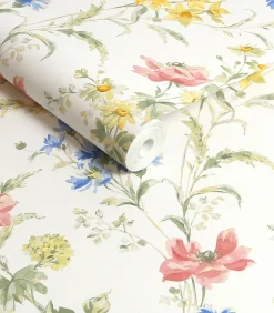 Vliesbehang Poppy Meadow Multi Wanddecoratie