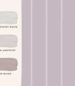 Outlet Vliesbehang Saltram Stripe Pale Amethyst Wanddecoratie