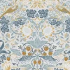 Sale Vliesbehang Strawberry Thief Soft Blue Wanddecoratie