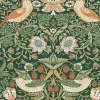 Hot Vliesbehang Strawberry Thief Rich Green Wanddecoratie