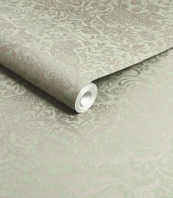 Vliesbehang Strawberry Thief Fibrous Wanddecoratie