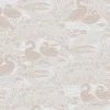 Best Vliesbehang Swans Dove Grey| Beige Grijs Wanddecoratie