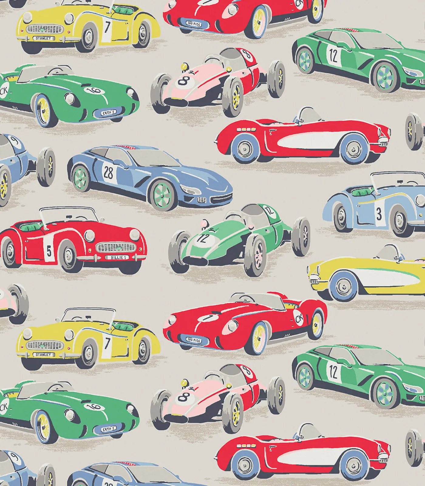 Discount Vliesbehang Vintage Cars Multi Wanddecoratie