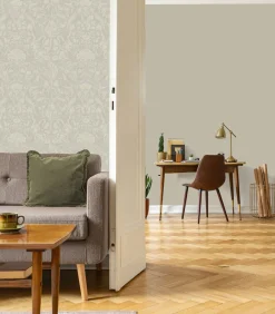 New Vliestapete Knigsdamast Beige Wanddecoratie