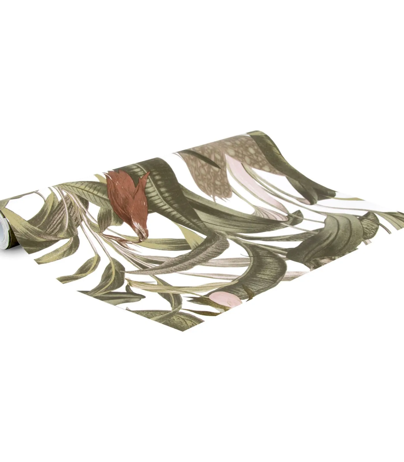 Vliestapete Tropische Bltter Wei Wanddecoratie