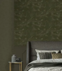 Discount Vliestapete Uni Grn Wanddecoratie