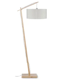 Clearance Vloerlamp Andes - Bamboe/Naturel - 72x47x176cm Vloerlampen