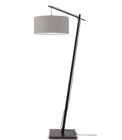 Sale Vloerlamp Andes - Zwart/Lichtgrijs - 72x47x176cm Vloerlampen