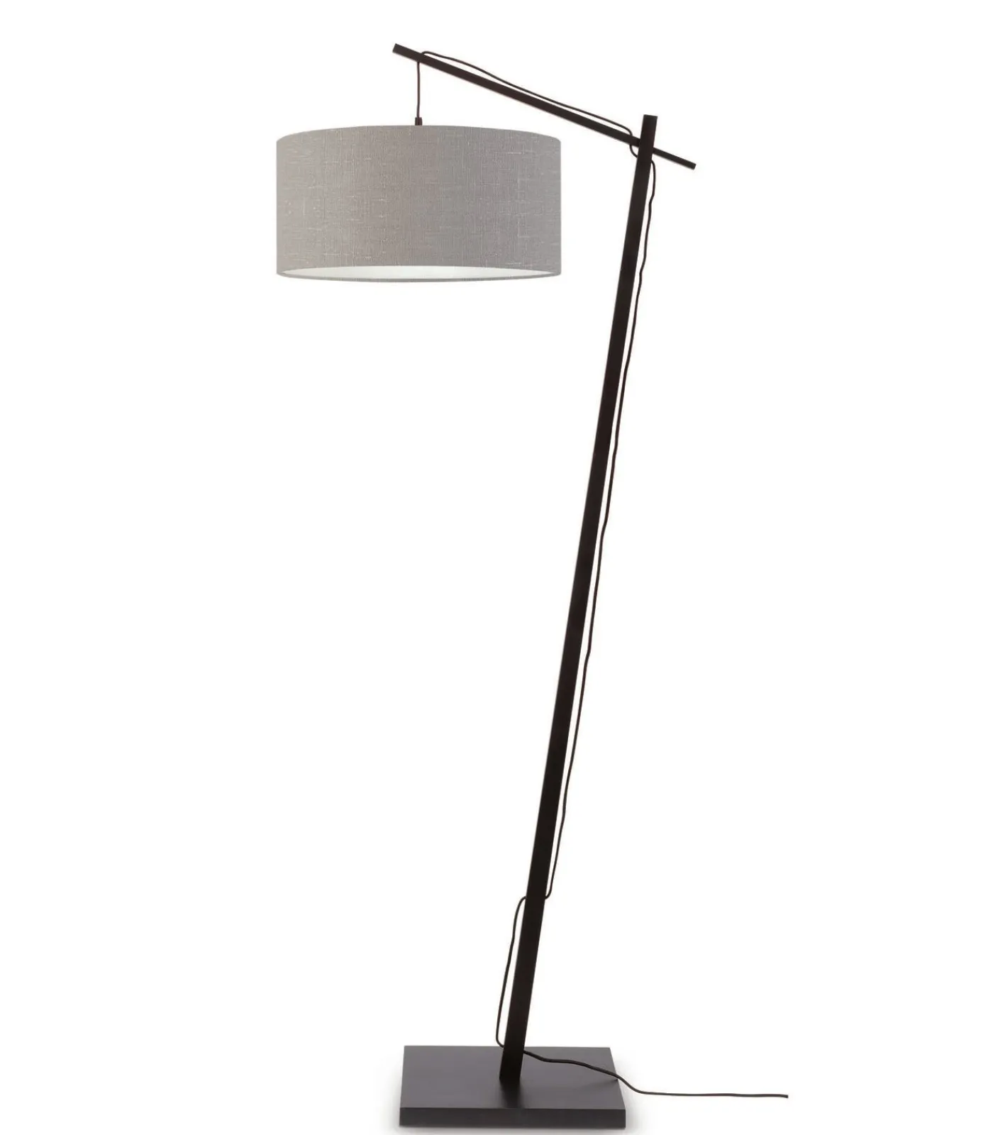 Sale Vloerlamp Andes - Zwart/Lichtgrijs - 72x47x176cm Vloerlampen