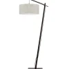 Best Vloerlamp Andes - Zwart/Naturel - 72x47x176cm Vloerlampen