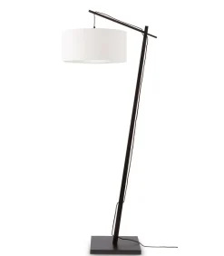 Vloerlamp Andes - Zwart/Wit - 72x47x176cm Vloerlampen