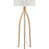 New Vloerlamp Annapurna - Naturel/Bamboe - Ø60cm Vloerlampen