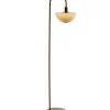Sale Vloerlamp Baylie - Bruin - 43x30x165cm Vloerlampen