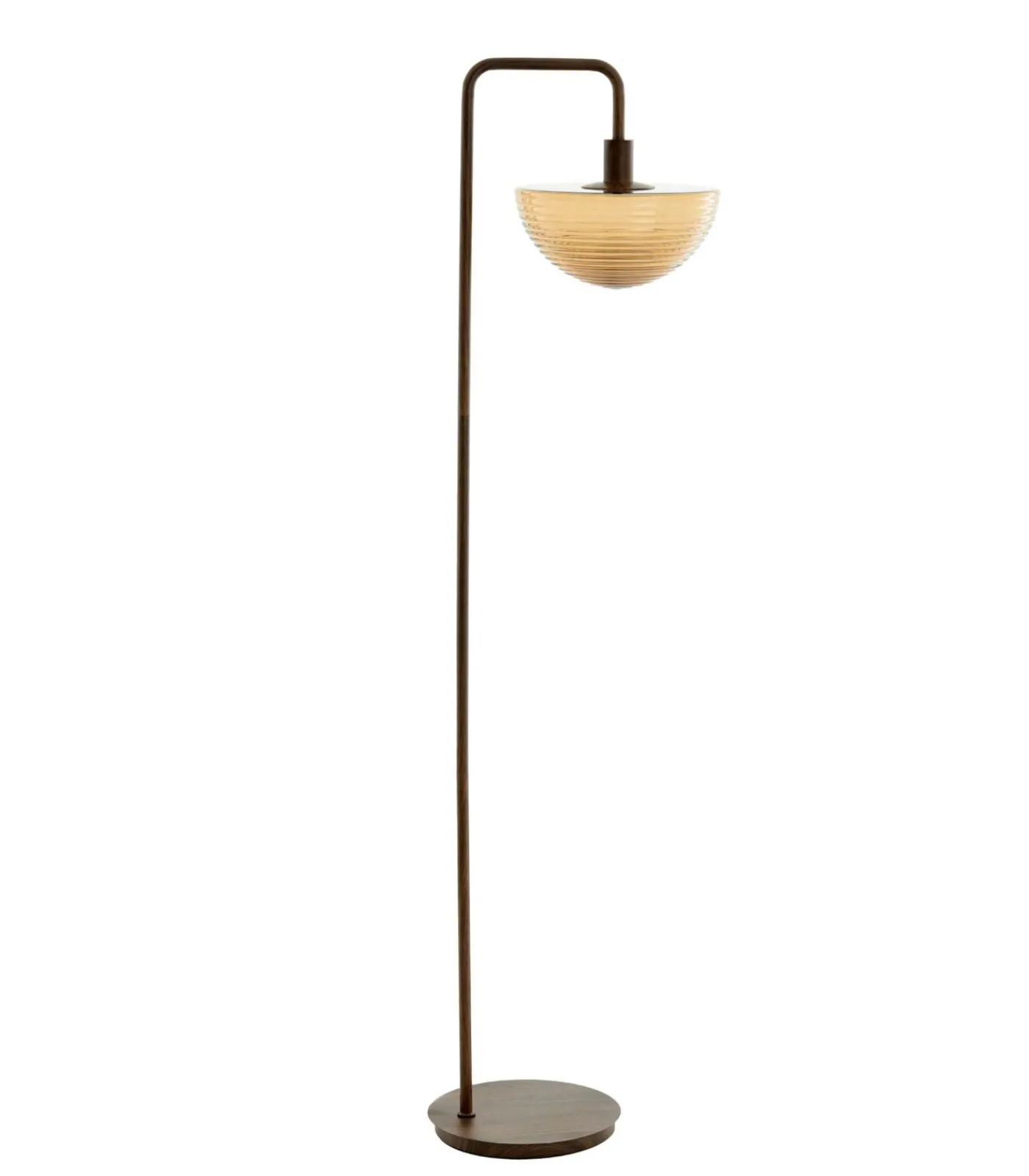 Sale Vloerlamp Baylie - Bruin - 43x30x165cm Vloerlampen