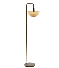 Sale Vloerlamp Baylie - Bruin - 43x30x165cm Vloerlampen