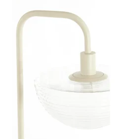 Sale Vloerlamp Baylie - Mat crème - 43x30x165cm Vloerlampen