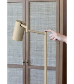 Vloerlamp Bilbao - Beige - 53x28x154cm Vloerlampen