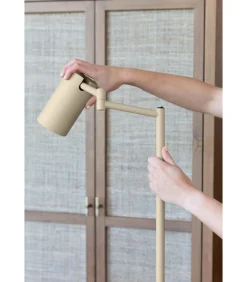 Vloerlamp Bilbao - Beige - 53x28x154cm Vloerlampen